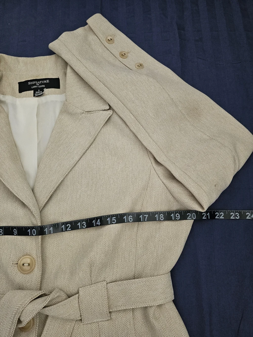 VINTAGE (Y2K) Exellent.  Signature By Larry Levine Wms 2 Pcs Pants Suit SIZE 8. - Picture 9 of 16